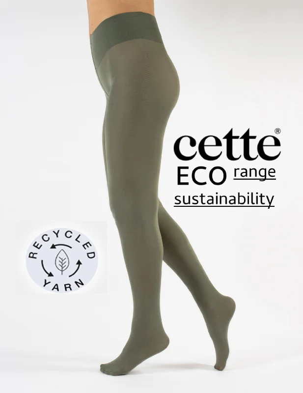 Cette ECO 70 Denier Dublin Plus Size Tights Sage Green