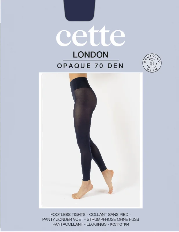 Cette ECO 70 Denier London Plus Size Leggings Marine