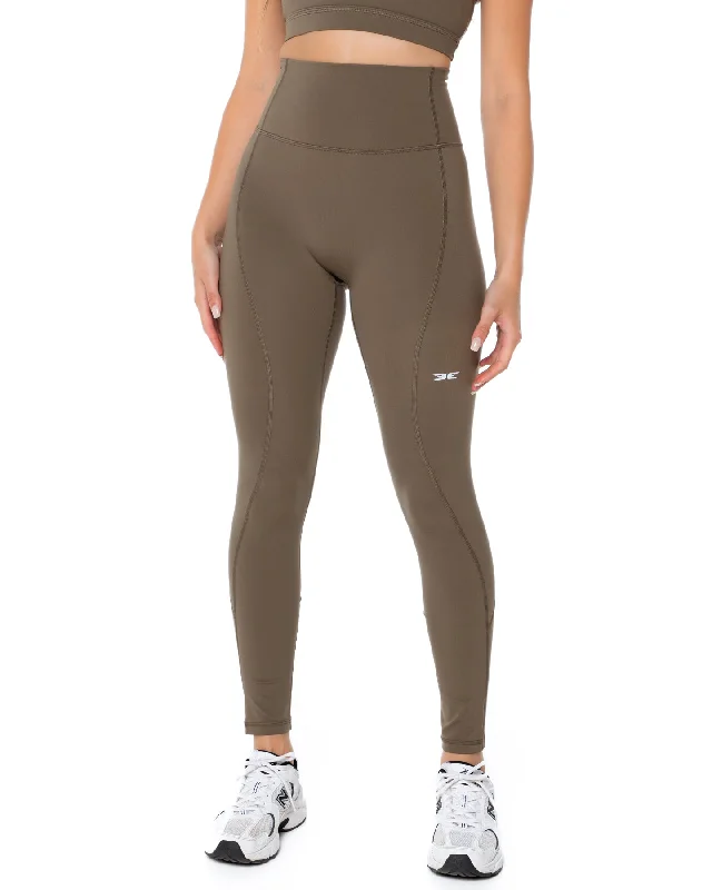 Curve Leggings - Dusty Khaki