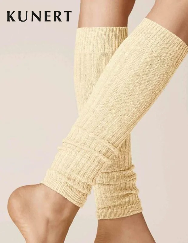 Kunert Winter Dreams White Wool/Cotton Rib Cuffs 294300