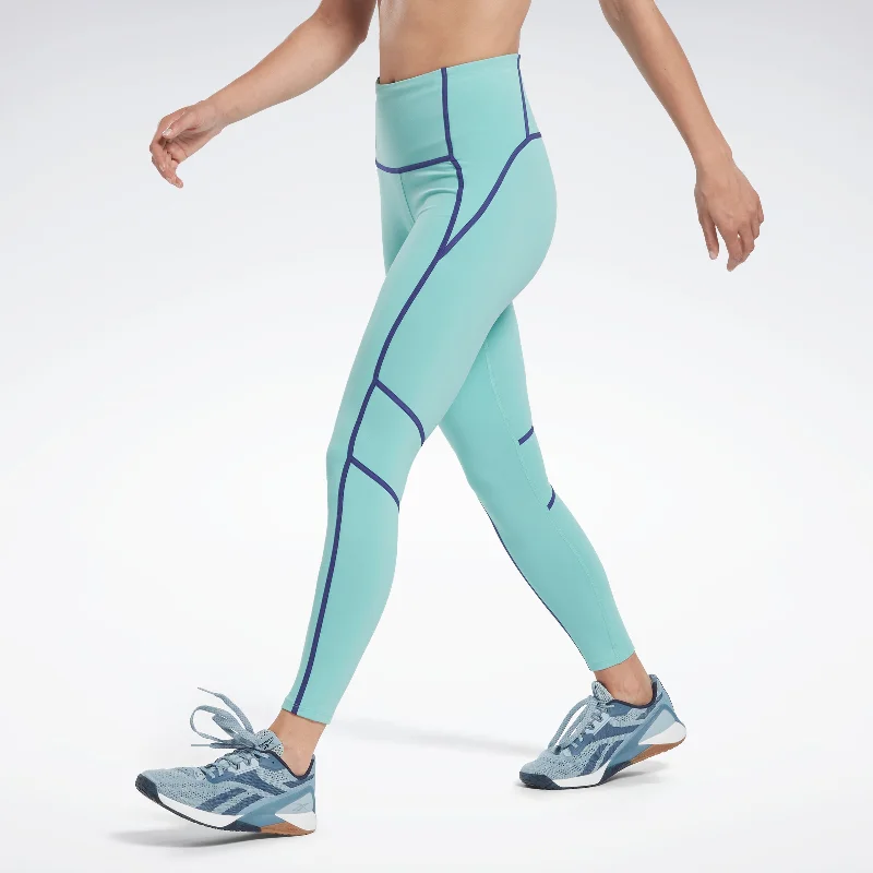 Les Mills® Colorblock Leggings Semi Teal