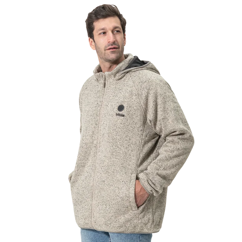 Men's Fleece Heated Jacket with Hood