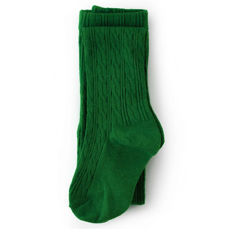 Noble Green Cable Knit Tights