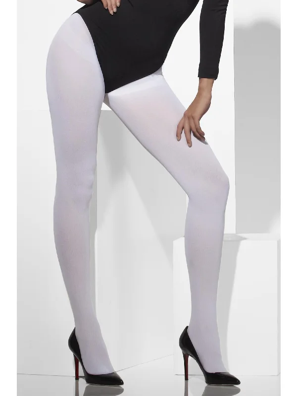 Opaque Tights, White