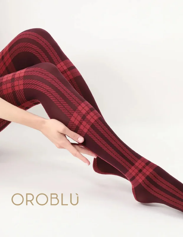 Oroblu All Colours Scottish Tight Bordeax/Red VOBC67908