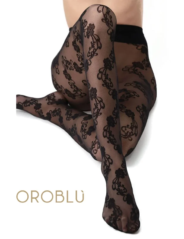 Oroblu Clearance Lovely 15 Denier Tights Black