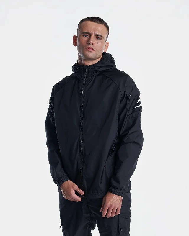 Dundee Windbreaker Jacket - Black