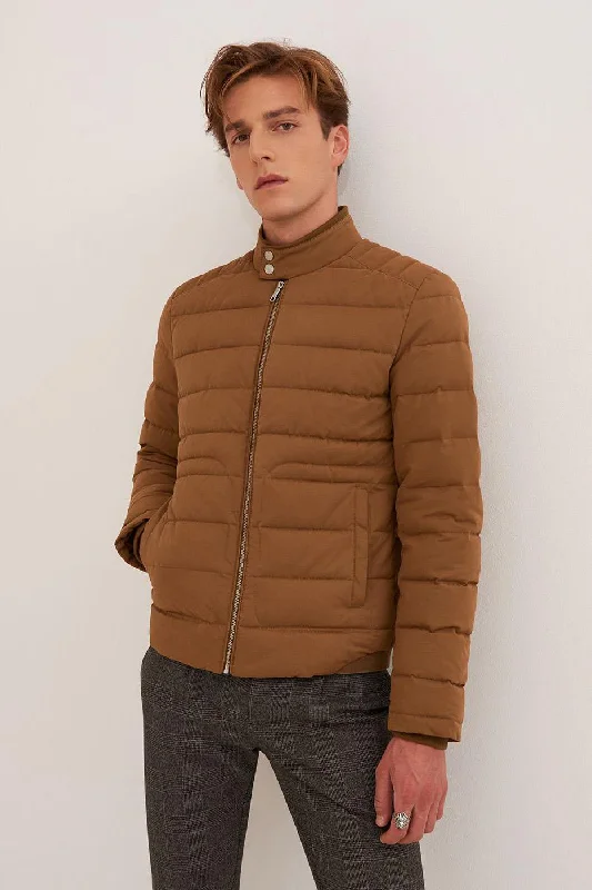 Mens Quilted Puffer Jacket