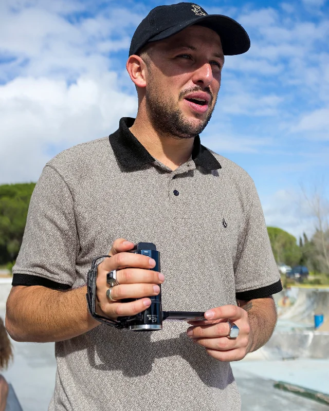 Natural Stone Polo Short Sleeve Shirt - Teak