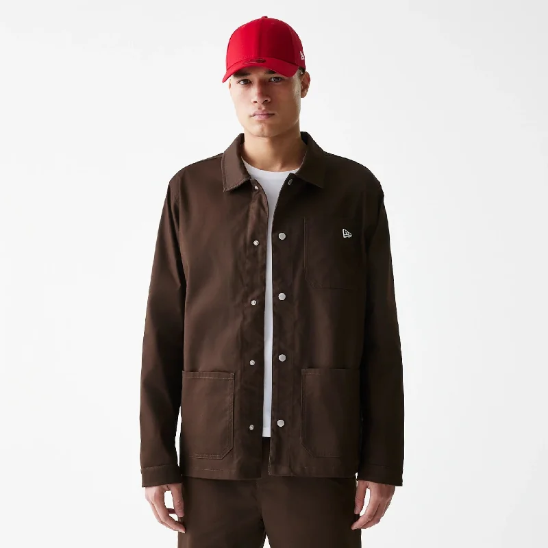 New Era Basic Dark Brown Heavy Duty Jacket