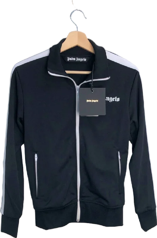 Palm Angels Black Classic Track Jacket UK XS