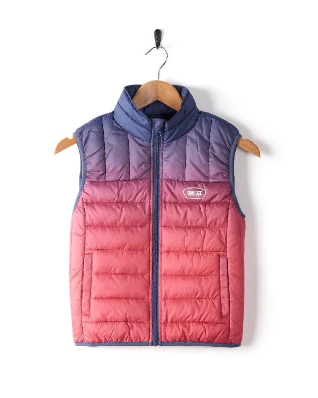 Salutation - Kids Ombre Water Resistant Gilet - Pink