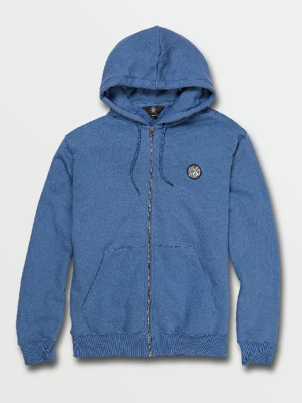 Single Stone Zip Fleece Hoodie - Riverside