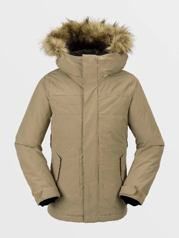 Kids So Minty Insulated Jacket - Dark Khaki