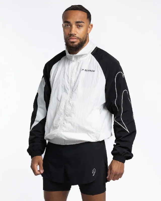 Tunero Track Jacket - White/Black